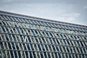 建筑、玻璃、屋顶、穹顶、建筑、窗户、城市、透视图