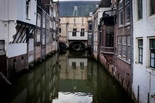 buitenland、dordrecht、holland、city、reflection、channel、house、architecture