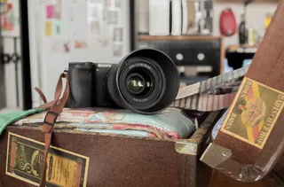 黑色索尼单反相机