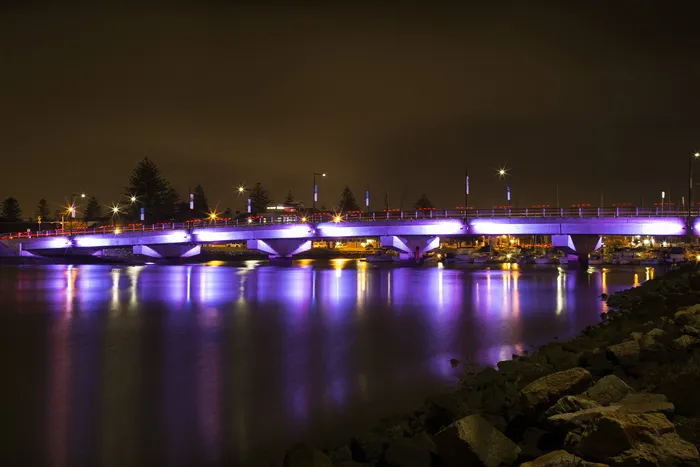 建筑、桥梁、城市、城市景观、黎明、市中心、黄昏、傍晚