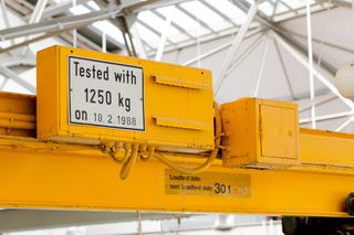 大厅，起重机，金属，修复，千克，千克，钢，重型起重机