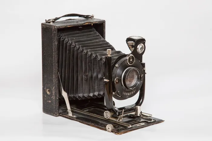 黑，白，背景，相机，旧，怀旧，复古，照片