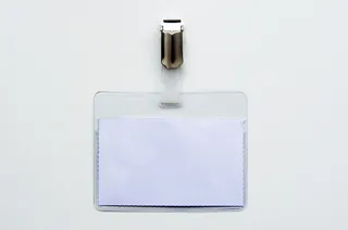 姓名标签、塑料、持卡人、办公室、未填充、纸张、设计、空白