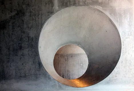 灰色钢框架，混凝土，清水，表面，清水混凝土，建筑，结构，透视图