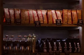 咖啡，商店，销售，货架，货架，销售，咖啡研磨机，手册