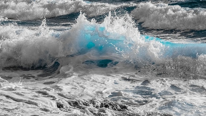 浅水，摄影，水波，水，冲浪，自然，海洋，波浪