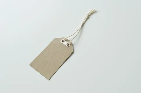 棕色、标签、白色、表面、标签、牛皮纸、空白、设计