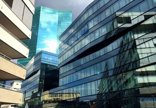 建筑，苏黎世，Prime Tower，建筑，玻璃幕墙，瑞士，城市，现代