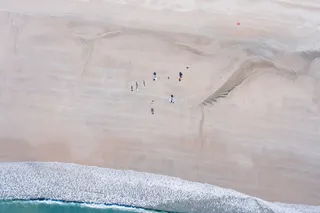 顶视图、人、海滩、海岸、水、蓝色、海洋、海洋、海流