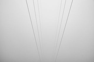 电缆，电力线，输电塔，电线，雾，极简主义，电线，电线杆