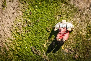 马耳他，马尔萨克斯洛克，无头，废弃，娃娃，港口，发现物，港口