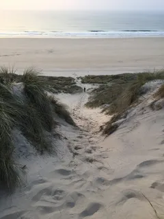 康沃尔、日落、海滩、陆地、沙子、大海、水、自然