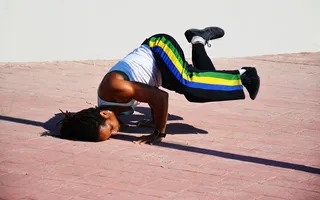 嘻哈，舞蹈，舞蹈，疯狂，嘻哈，舞蹈，疯狂，锻炼，运动，只有一个人