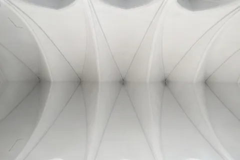 冰岛, 雷克雅未克, Hallgrimskirkja, 白, 架构, 拱顶, 天花板, 全画幅