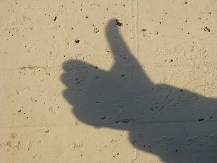 人影，大拇指，大拇指，大拇指，积极，优秀，喜欢