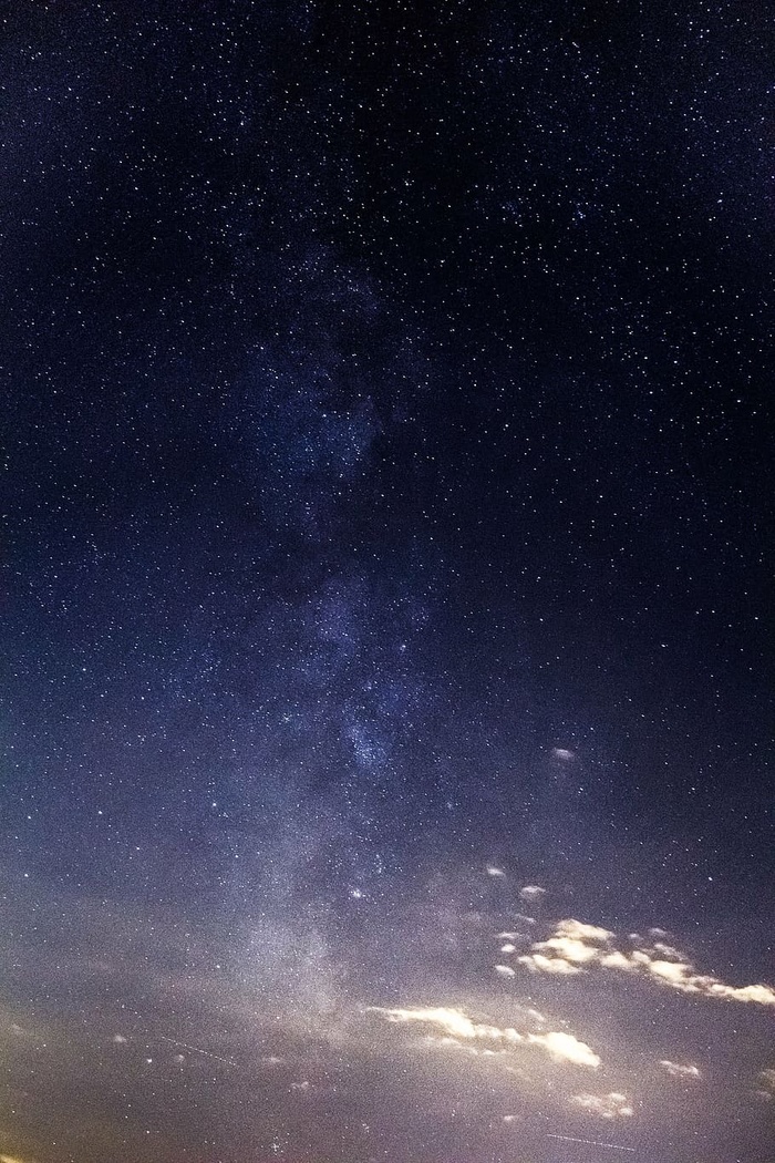 星夜，极光，北极光，事件，星星，天空，云，自然