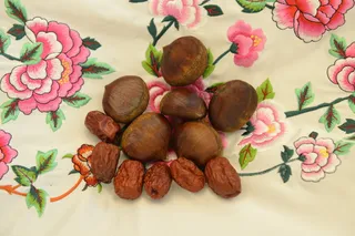 晚, 枣, Pyebaek, 饮食, 新鲜, 食品, 静物, 健康饮食