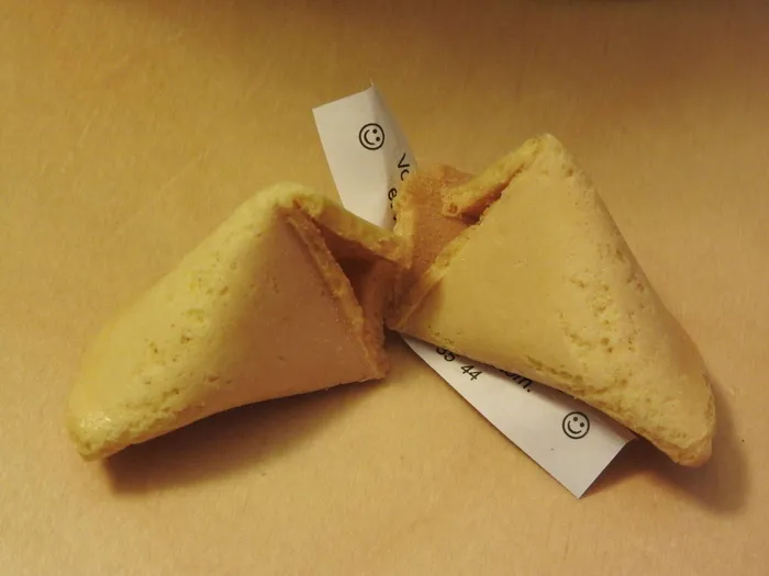 幸运饼干，棕色，表面，幸运饼干，饼干，幸运，甜点
