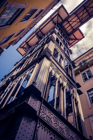 葡萄牙, 葡京酒店, 圣胡斯塔电梯, 太阳, 电梯, 圣诞老人, Justa, 城市