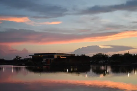 美国,马里科帕湖,日落,亚利桑那州,天空,云天,水 美国,马里科帕湖,日落,亚利桑那州,天空,云天,水