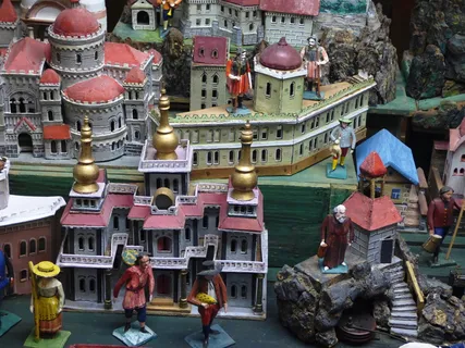 模型、人物、城市、建筑、乐趣、绘画、房屋、纪念碑