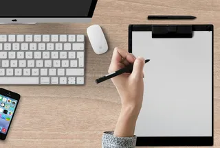 人员、使用者、轨迹板、书写板、手、剪贴板、计算机、工作场所