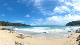 考艾岛、海滩、沙滩、度假、绿松石、旅游、海洋、陆地