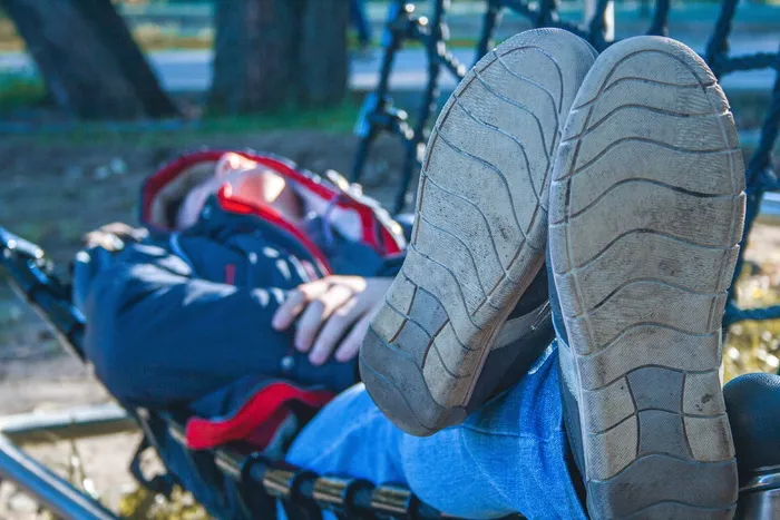 鞋子, 唯一, 男人, 谎言, 一天, 运动, 服装, 休闲活动