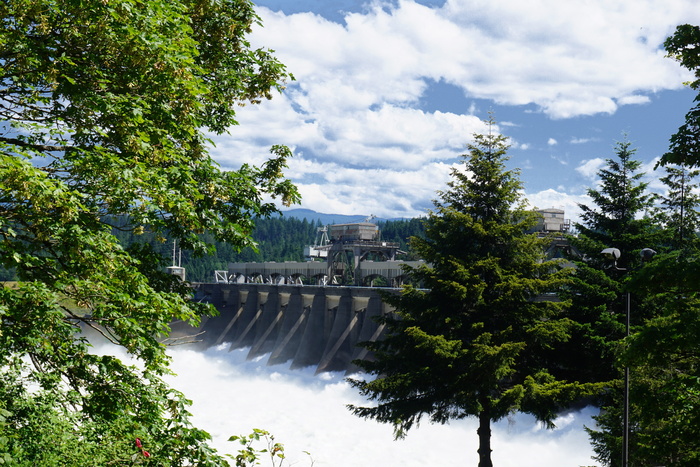 dam、falls、columbia、bonneville、landscape、river、pacific nw、hydro electric