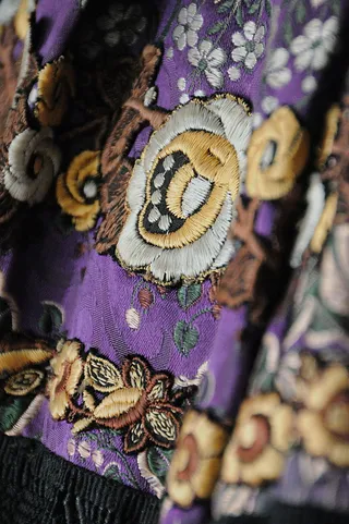 民间，刺绣，民间艺术，花，样品，土布，纺织品，紫色