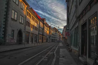 爱尔福特, 建筑, 架构, 路, 建筑外观, 建筑结构, 户外, 没有人