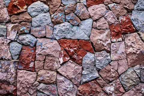 纹理石材，颜色，石材，图案，全框架，背景，纹理，白天