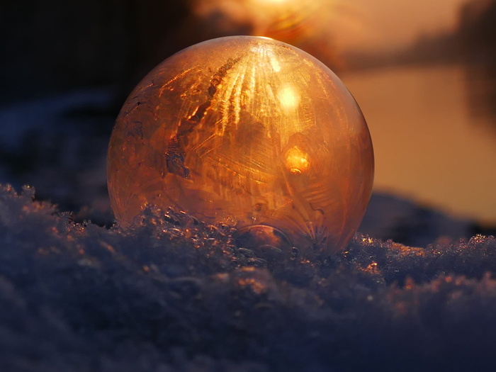 雪的特写