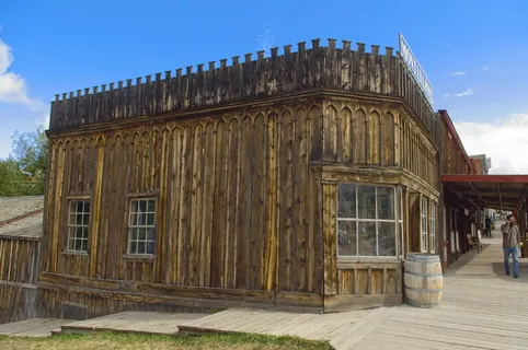 蒙大拿州弗吉尼亚市蒙大拿邮政大楼，蒙大拿州，报纸，办公室，乡村，古老，复古