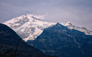 山，雪，低温，雪山，冬天，自然之美，山峰，环境