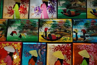 盒子，艺术，彩色，盒子，艺术，多色，全框架，无人，白天