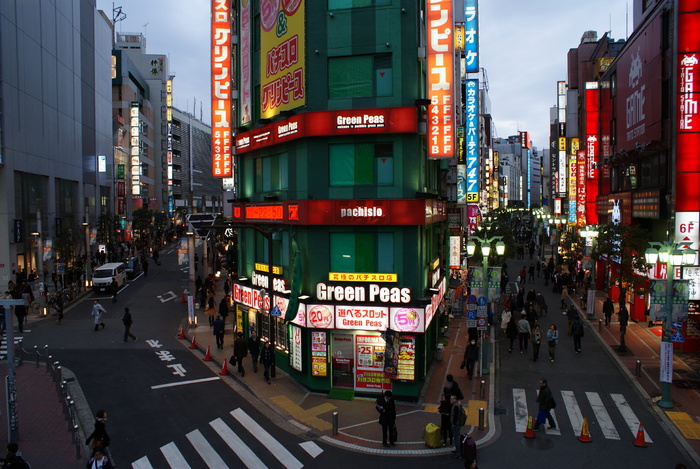 绿豌豆店面, 晚上, 城市, 灯火, 心情, 建筑, 城市, 灯火, 照明