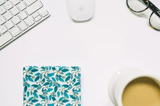 平铺、美观、白色、眼镜、咖啡、马克杯、玻璃杯、笔记本