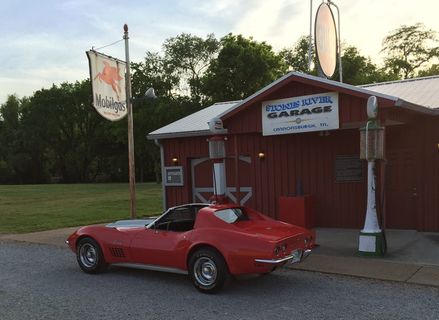 克尔维特，黄貂鱼，跑车，72克尔维特，红车，运输方式，运输，机动车辆