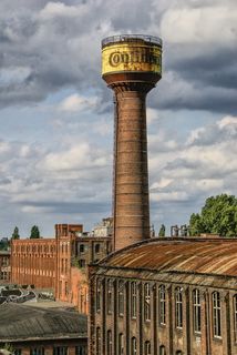 大陆集团，汉诺威，利默，建筑，旧，建筑，离开，旧工厂