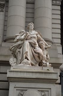 石头，雕像，纽约，雕塑，艺术和工艺，表现，建筑，人类表现