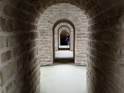 拱门，建筑，砖块，建筑，人，旧，拱门，建筑结构