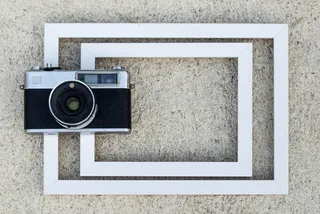 黑色、灰色、点对点相机、框架、旧相机、胶卷、复古、照片