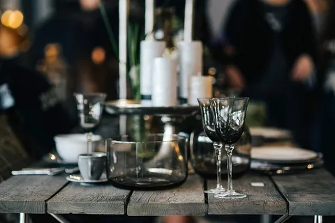 漂亮的复古客厅内饰