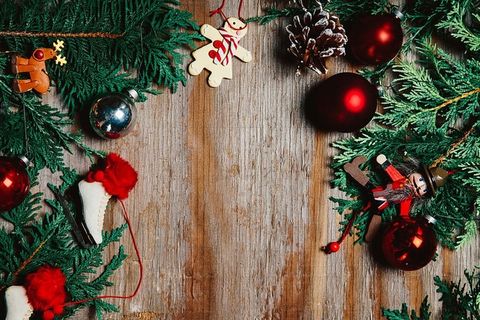 圣诞树装饰平面图