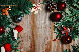 圣诞树装饰平面图