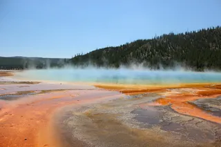 景观, 自然, 春天, 棱镜, 湖, 间歇泉, 地质学, 蒸汽