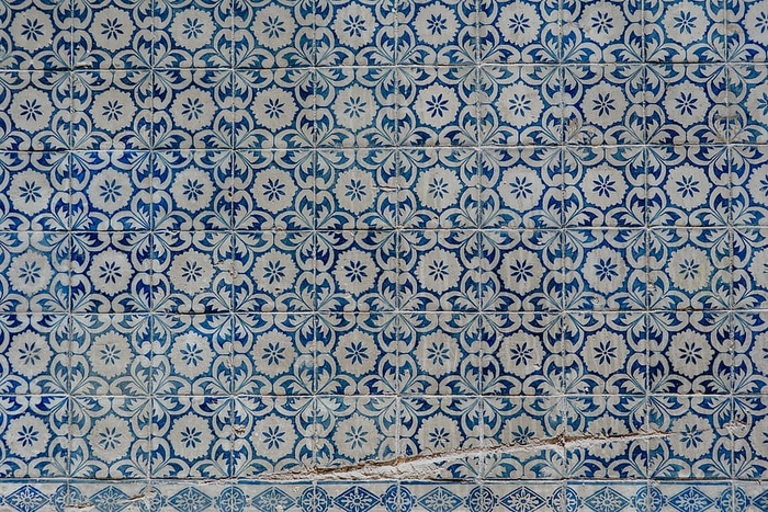 葡萄牙Azulejos，典型釉面瓷砖，葡萄牙里斯本