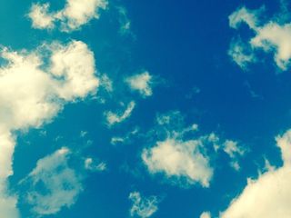 高清，纤细，天空，云，云-天空，蓝色，背景，云景