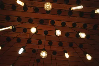 纳什维尔, 美国, 天花板, 木, 纺织, 质地, 灯, 灯泡